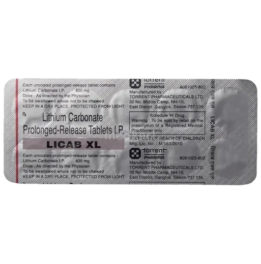 licab xl 400mg tablet 10's
